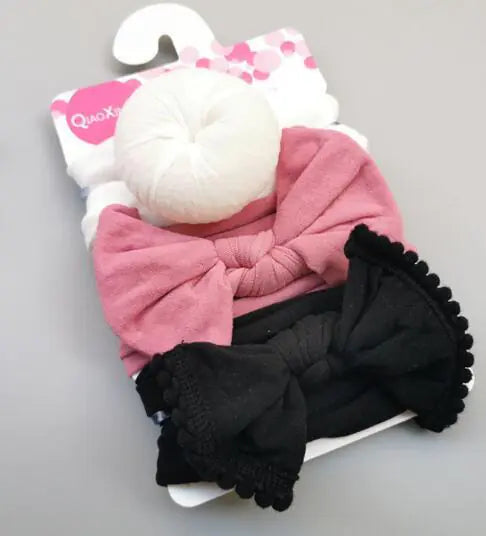 Bow Elastic Nylon Baby Hair Band Fashion Decoration