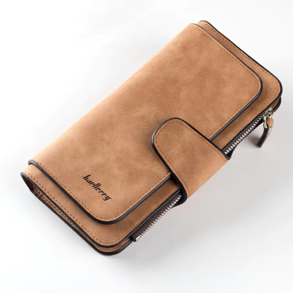 Long Buckle Women's Wallet Clutch