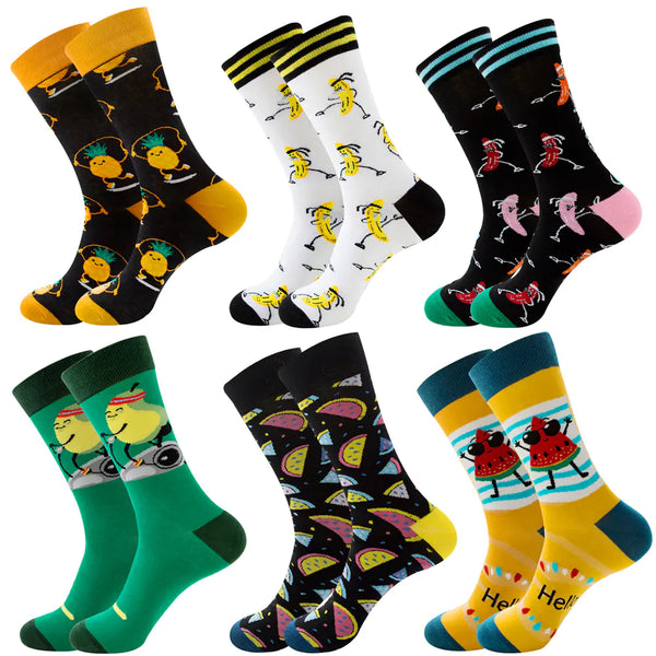 Men's Cotton Dress and Casual Socks Collection