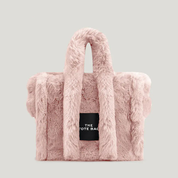 Simple Plush Handheld Women's Bag