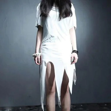 Asymmetrical Short Sleeve T-Shirt for Men (Summer)