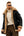 Men's Plush Thickened Mid-Length Coat - Large Size