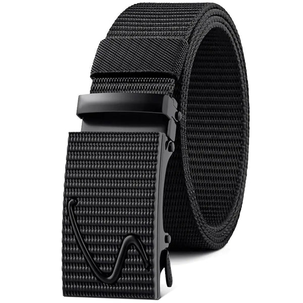 Men's Nylon Automatic Buckle Canvas Belt - New Trend