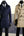 Men's Slim Fit Long Trench Coat