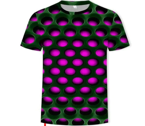 3D Printed Personality Men's & Women's Short Sleeve T-shirt