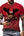 Christmas Print Casual Men's Polyester T-Shirt