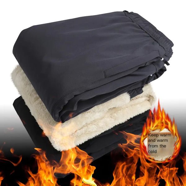 Men's Plus Size Thick Fleece Winter Pants