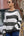 Women's sweater women's striped colorblock sweater