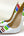 Fashionable Pointed Toe Color Block High Heels