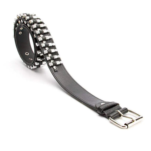 Men's Punk Style Studded Bullet Belt