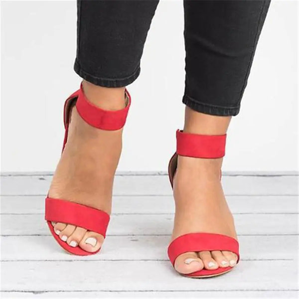 Women's Fashion Sexy High Heeled Thick Heel Sandals