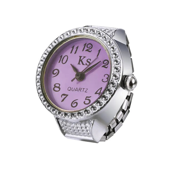 Simple Couple Ring Watch for Men and Women Jewelry