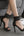 Snake Print Strappy High Heel Sandals
