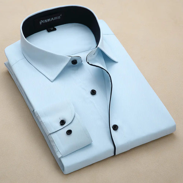 Custom Men's Dress Shirts with Logo Embroidery
