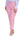 mariyshe Womens Stretchy High Waisted Pants Trendy Pleated Business Work Trousers with Pockets Straight Leg Dress Pant Pink XL