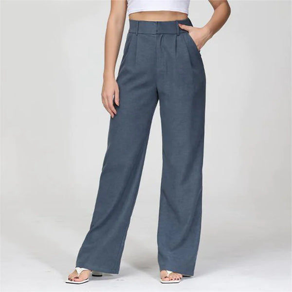 Wide-Leg Pant Suit