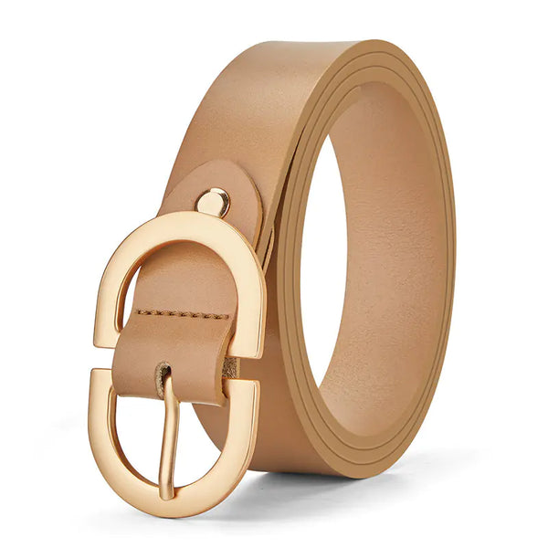 Genuine Leather Women's Belt for Skirts and Jeans