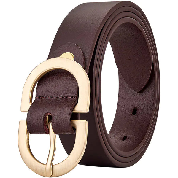Genuine Leather Women's Belt for Skirts and Jeans