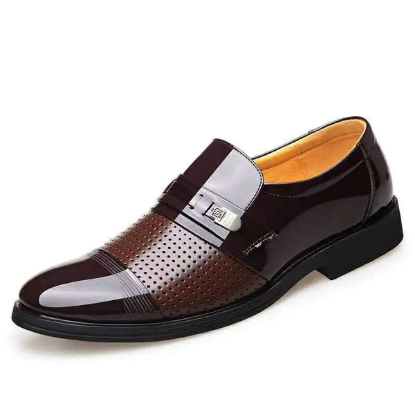 Men's Formal Cutout Leather Business Shoes