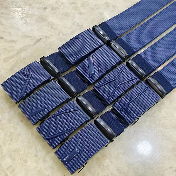 Men's Nylon Automatic Buckle Canvas Belt - New Trend