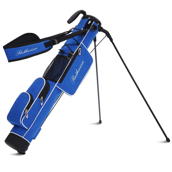 Golf Stand Bag Lightweight Golf Easy Carry Bag with Padded Strap，Durable Pitch n Putt Golf Bag Practice Ranger Sunday Golf Bag for Men&Women
