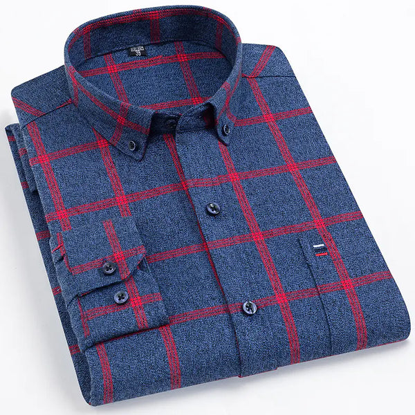 Casual Style Cotton Men's Shirt for Daily Wear