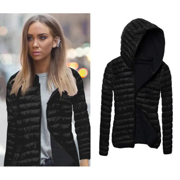 Candy Color Women's Hooded Jacket