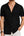 COOFANDY Mens Vintage Polo Shirts Short Sleeve Casual Beach Button Down Shirts Summer Lightweight Black