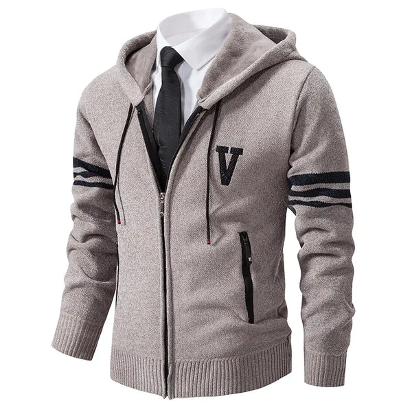 Winter Men's Knit Sweater Coat