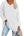 Oversized Women's T-Shirt with V-Neck (Multicolor)