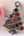 Christmas Tree Brooch - Vintage Style Jewelry Accessory