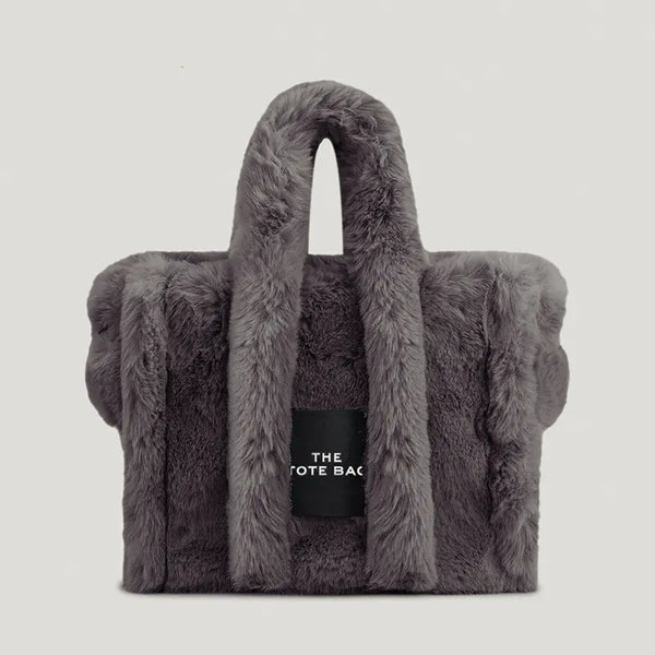 Simple Plush Handheld Women's Bag