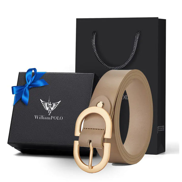 Genuine Leather Women's Belt for Skirts and Jeans