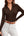 Beluring Womens Long Sleeve Polo T Shirt V Neck Tops Slim Fitted Collared Basic Tees (Coffee L)