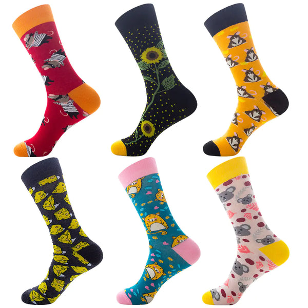 Men's Cotton Dress and Casual Socks Collection