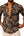 Black Paisley XL 2024 Fall Linen Shirts for Men Henley Long Sleeve Casual Banded Collar Button Vintage Beach Hawaiian T Shirt