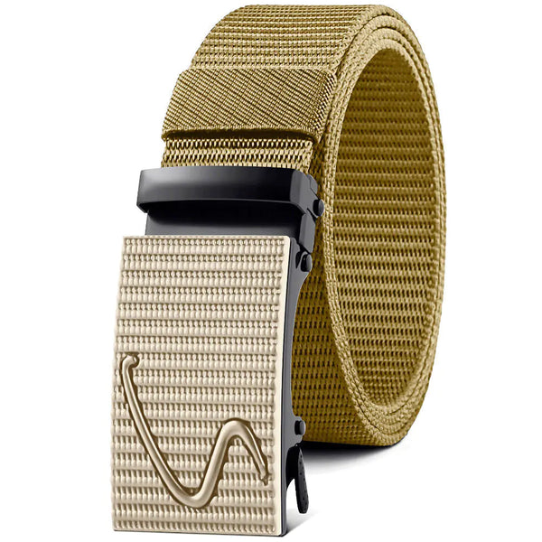 Men's Nylon Automatic Buckle Canvas Belt - New Trend