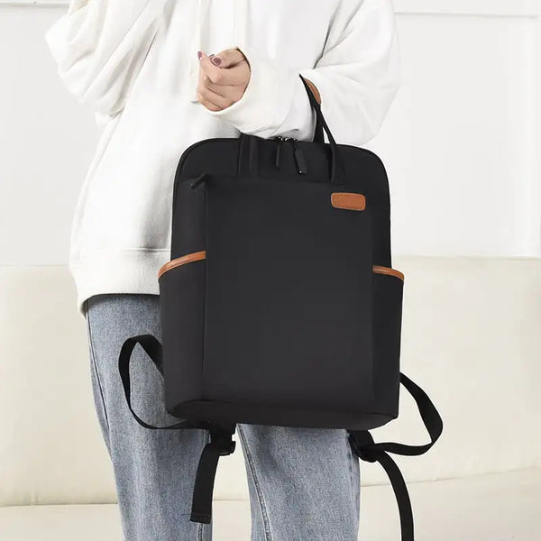 Korean 15.6-Inch Waterproof Business Backpack for Men/Women