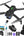 Drone with Camera Brushless Motor 1080P FPV Drone with 2 Batteries One Key Take Off/Land 360 Flips Waypoint Fly Altitude Hold Gravity Control Foldable Mini Drones for Kids Adults Beginner