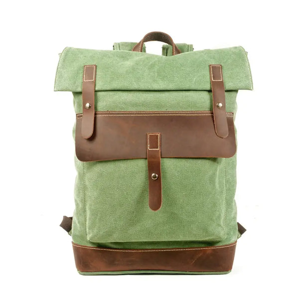 Military Canvas Backpack for Outdoor Travel