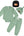 ZOELNIC Baby Clothes Boy 3-6 Months Light Green Baby Cotton Knitted Fall Romper Pants Matching Hats 4pcs Outfits
