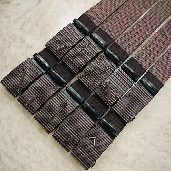 Men's Nylon Automatic Buckle Canvas Belt - New Trend