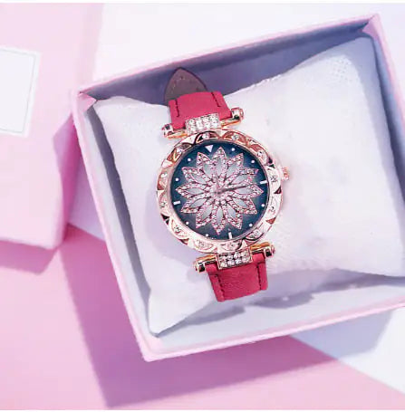 Fashionable Waterproof Full Diamond Women's Watch