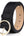 Round Belt Women's PU Leather with Pin Buckle