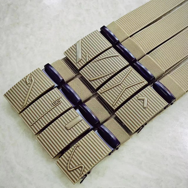 Men's Nylon Automatic Buckle Canvas Belt - New Trend