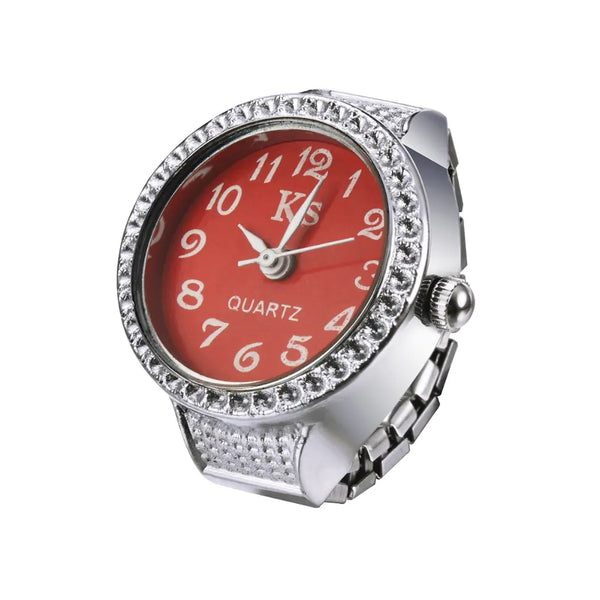 Simple Couple Ring Watch for Men and Women Jewelry