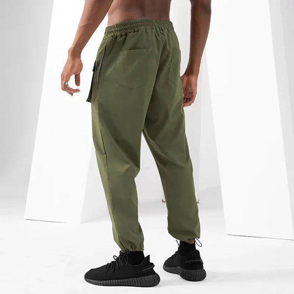 Men's Casual Large Size Quick Drape Straight Pants