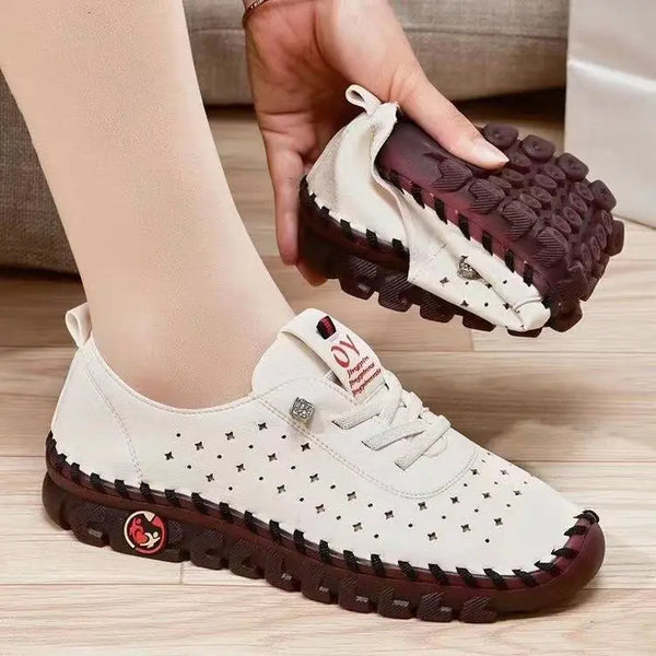 Women's Retro Oxford Leather Shoes with Soft Sole