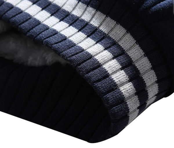 Men's Thickened Fleece Sportswear Set (Customizable)