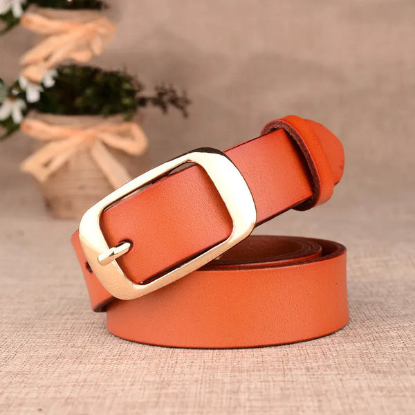 Genuine Leather Decorative Women's Belt